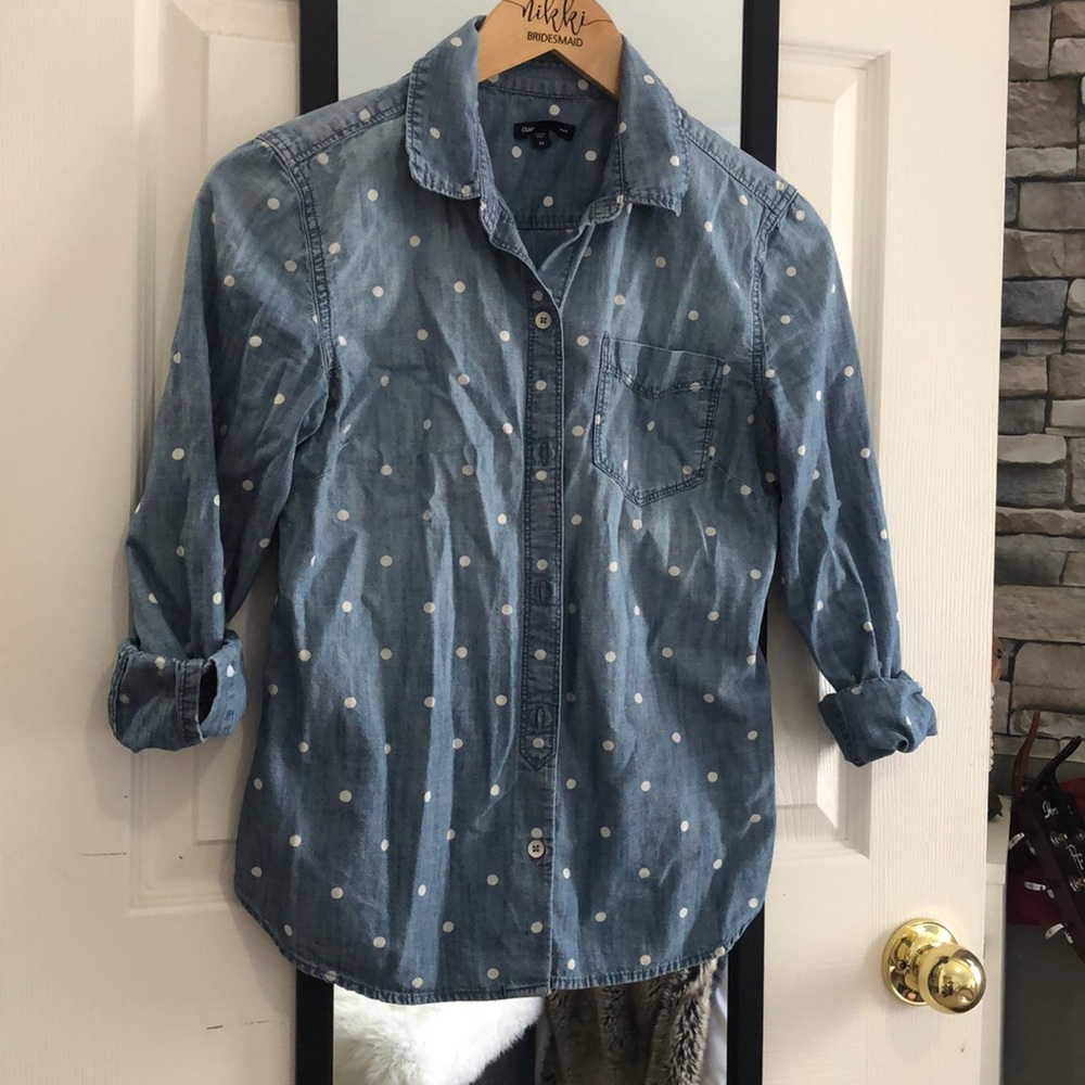 Gap Denim Button-Up Size XS